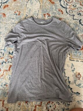 Old Navy Heather Gray Short-Sleeve Crewneck Tee